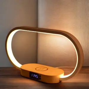 Lámpara de escritorio de diseño minimalista Lámpara de mesa LED recargable por USB Lámpara de mesa con sensor táctil moderna