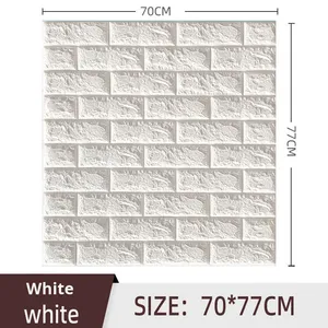 Moderne 77*70cm 3D étanche motif géométrique auto-adhésif haute qualité cuisine et salle de sport panneaux muraux pour la décoration de la maison - Product Image 6