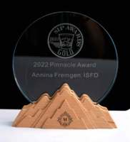 Nouveaux trophées et récompenses en verre transparent poli, écologiques, avec gravure personnalisée du logo, cadeaux d'entreprise annuels, plaque commémorative