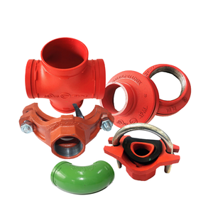 Độ chính xác cao FM cho UL dễ uốn sắt chữa cháy khuỷu tay phụ kiện đường ống độ kích thước giảm Tees cho chữa cháy phun nước - Product Image 1