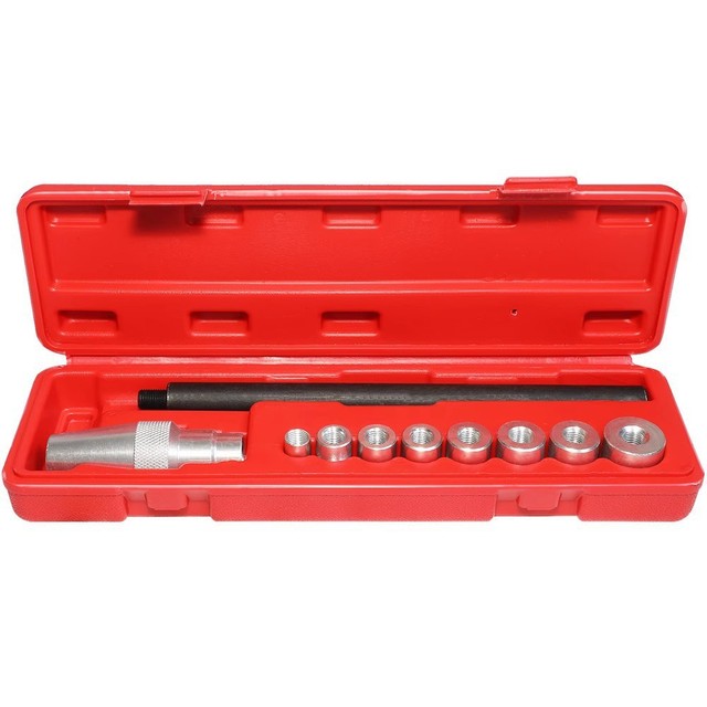 Carbide Tip Engine Valve Seat Cutter Kit Auto Motorcycle Engine Repair Hand Reaming Tools With Plastic Case