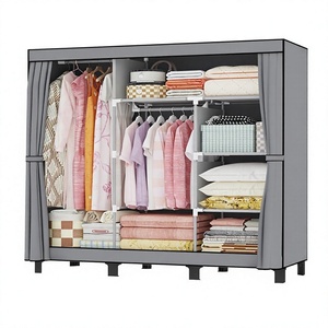 Armario Plegable Metálico One Plus One DJ-135B - Mueble de Dormitorio Moderno y Ligero - Diseño Ecológico con Opción Plegable Portátil - Product Image 4