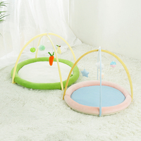 Coussin pour chat en polyester écologique, doux, chaud, uni, tendance, avec tapis amovible et lavable, pour chats et petits animaux, toutes saisons