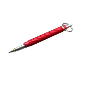 Stylo de gravure au diamant à manche rouge, outil de marquage pour céramique et verre, à tête simple ou double - Product Image 4