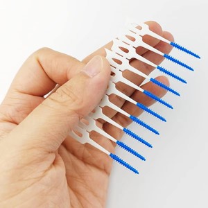 Fabricante de Cepillos Interdentales de Silicona, Palillos de Dientes de Goma Suave para Limpieza <span class=keywords><strong>Interdental</strong></span>, Personalizados de Fábrica - Product Image 4