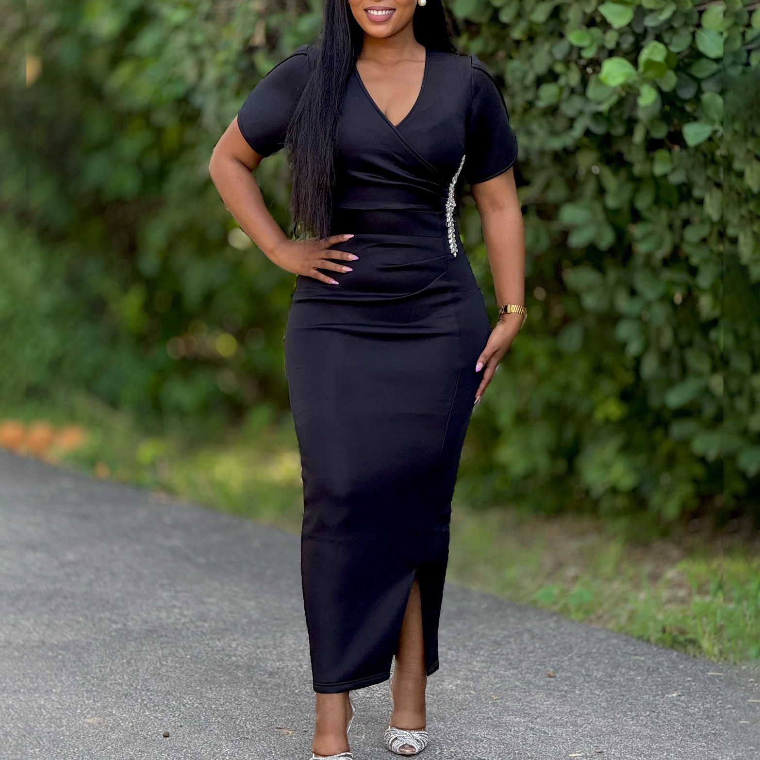 black western dresses for women Dress in By May Queen MQ1974 this versatile maxi dress transitions seamlessly from daytime events to evening outings Buy KERI PERRY Women's Black