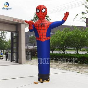 Migliore vendita Spider-man ondeggiante danza della mano gonfiabile di benvenuto ballerino dell'aria - Product Image 3