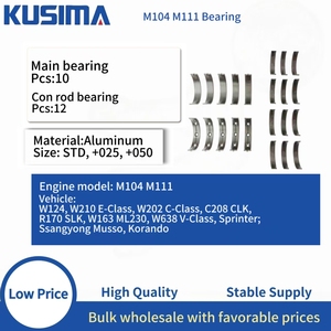 Servizio OEM: Set di cuscinetti principali e cuscinetti di biella per albero motore Mercedes-Benz M104 <span class=keywords><strong>M111</strong></span> <span class=keywords><strong>W124</strong></span> W210 W202 C208 R170 W163 W638 - Product Image 1