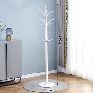 Bosque abrazo minimalista espejo de pared de hierro hogar decorativo soporte de abrigo de Metal para uso en la sala de estar - Product Image 5