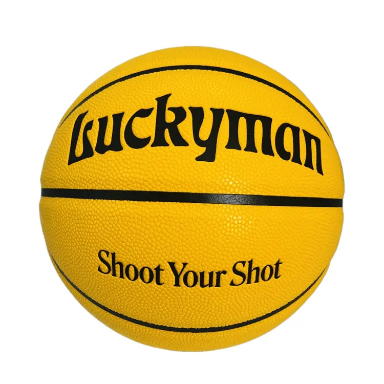 Size 7 rubber basketball ball wholesale with custom logo printing