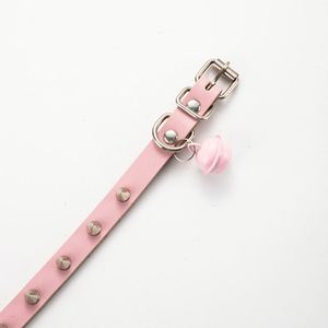 Collar para Perro con Púas y Tachuelas, Correa de Cuero PU Resistente, Anti-Mordidas, Estilo Punk, Ajustable para Perros Pequeños, Gatos y Cachorros - Product Image 4
