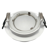 Boîtier de spot encastré moderne en aluminium GU10 MR16 IP44, cadre de module LED, luminaire de plafond, lampe de remplacement