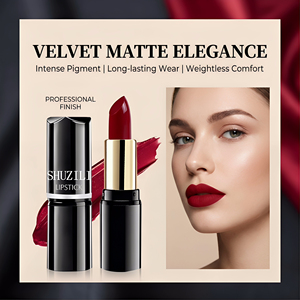 Brillo Labial Orgánico de Larga Duración con Logotipo Personalizado, Envases Redondos en Forma de Bala, Tubos de Lujo para Bálsamo Labial, Cosméticos para Bodas - Product Image 4