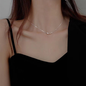 Colliers arc-en-ciel <span class=keywords><strong>sublimation</strong></span> pour femmes, bijoux en argent 18k, perle remplie, ras du <span class=keywords><strong>cou</strong></span>, pendentif en argent, à la mode, nouvelle collection - Product Image 2