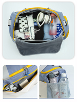 Bolsa de Gimnasio Portátil de Gran Venta con Diseño Nuevo Personalizado de Gran Capacidad para Deporte, Yoga y Viaje con Compartimento para Zapatos