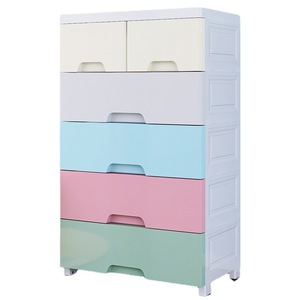 Đầy Màu Sắc 50Cm Nhựa Quần Áo Phòng Ngủ Bé Quần Áo Tủ Hồ sơ Lưu Trữ Stackable Tủ Với Pull-out Ngăn Kéo - Product Image 1