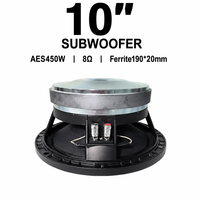 Haut-parleur de basses professionnel LS HDW-10750 900W de 10 pouces en métal avec réponse en fréquence de 60-3KHz pour systèmes de son surround