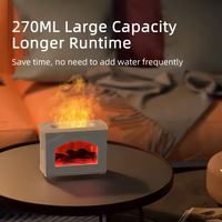 Prix usine Flamme Cheminée Diffuseur Humidificateur Ultrasonique Huile Essentielle Diffuseur D'arôme pour Bureau À Domicile
