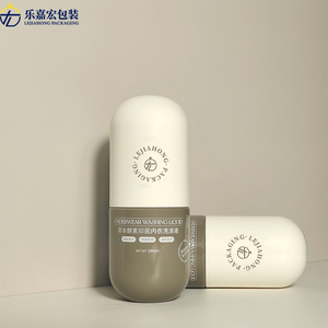 Nieuwe Mode Huisdier 260Ml Ovale Dop Pers Tandpasta Fles Creatieve Capsule Ontwerp Pomp Sproeier Aangepaste Kleur UV-Coating - Product Image 2