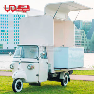 Chariot de nourriture Mobile Piaggio Ape chariot de crème glacée à 3 roues camion de nourriture <span class=keywords><strong>voiture</strong></span> de nourriture électrique intelligente - Product Image 4
