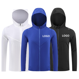 Áo gió chống nước quá khổ của nam giới vải mỏng giản dị - Product Image 2