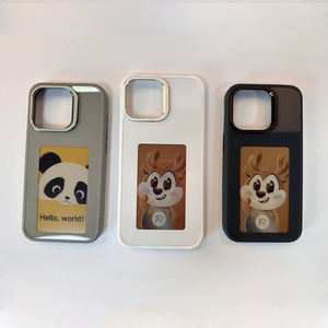 Coque de téléphone intelligente DIY pour iPhone 16/15/14/13 Pro Max, luxe tendance, NFC, personnalisation des images, contrôle par application, coque de téléphone 16 Pro - Product Image 2