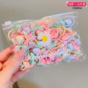 Graziosi Elastici per Capelli con Fiocco a Cartone Animato per Bambine e Neonate Fascia con Fiori Accessori per Acconciature - Product Image 6