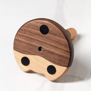 Acacia Wood <b>Kitchen</b> <b>Paper</b> Towel Holder Vertical Multi Function Storage Rack Round Minimalist Design - Product Image 3