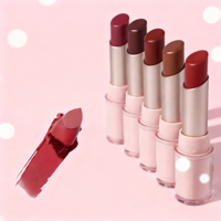 Cosmétiques pour les lèvres Rouge à lèvres solide Texture crémeuse Soyeuse et hydratante Convient au maquillage quotidien des filles