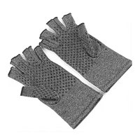 Sarung tangan tanpa jari pereda nyeri, sarung tangan silikon antiselip, sarung tangan Arthritis kompresi, sarung tangan layar sentuh