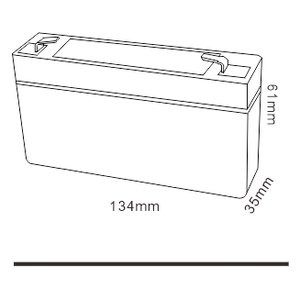 TCS SL6-3.2 6 볼트 3.2Ah 태양 전지 회사 밀봉 납산 Vrla Agm 밀봉 배터리 볼트 Vrla 배터리 가격 - Product Image 2