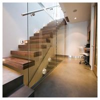 Prix abordables, installation facile, escaliers flottants à faible coût, marches d'escalier préfabriquées en bois
