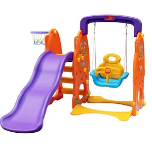 Ngoài Trời Trong Nhà <span class=keywords><strong>Little</strong></span> <span class=keywords><strong>Tikes</strong></span> Kids Trượt Trong Nhà Sân Chơi Trượt Với Gấp Để Dễ Dàng Lưu Trữ Bóng Rổ Chơi Trẻ Em Trượt Trong Nhà - Product Image 2