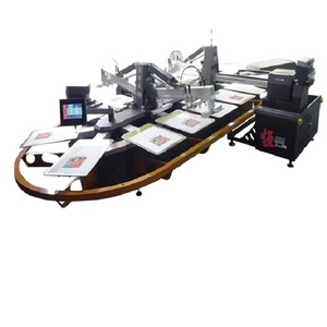 380V dễ dàng để hoạt động sắc tố trực tiếp T-Shirt hình bầu dục màn hình kỹ thuật số máy in - Product Image 4