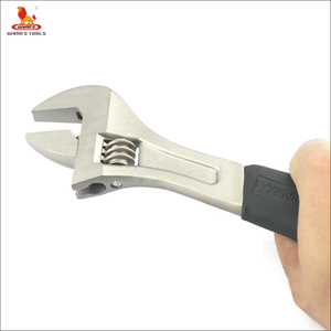 Popular Hand Tools Nickel Alloy Rubber Handle Multi <strong>Function</strong> <strong>Adjustable</strong> <strong>Spanner</strong> for Wrench Tool - Product Image 3