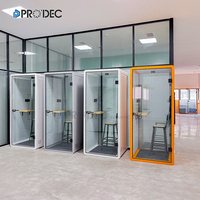 Cabine de bureau modulaire insonorisée pour réunions et appels téléphoniques, espace de concentration silencieux