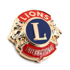 Spille Personalizzate per Club Lions International Produttori di Spille Smaltate Lions con Pietra - Product Image 4
