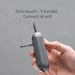 Portable Mini <b>Screwdriver</b> <b>Set</b> Manual Repair Tool Kit <b>Bits</b> Straight T-Shaped Handle Multi-Tool Household Pocket Portable Mini Scr - Product Image 4