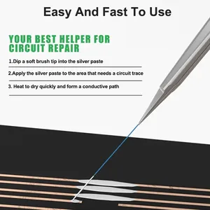 Iphone Android फोन के लिए एक प्रवाहकीय चांदी पेस्ट का पुनर्जीवन hw31a प्रवाहकीय लचीले स्क्रीन मरम्मत सर्किट उपकरण - Product Image 3