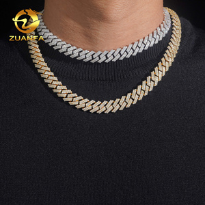 USA Local Stock Cuban Chain Moissanite Hip Hop Jewelry 12mm Diamond Cuban Link Chain <strong>925</strong> <strong>Silver</strong> Iced Out Cuban <strong>Bracelet</strong> for <strong>Men</strong> - Product Image 5