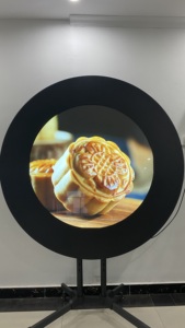 Indoor Shopping Mall Foto Display Bildung Video Round Floor Digitale Werbung verfügbar Verwenden Sie SDK-Funktion <span class=keywords><strong>LED</strong></span>-Bildschirm - Product Image 2
