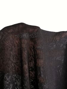 T-shirt sexy noir <span class=keywords><strong>transparent</strong></span> à manches longues, tendance - Product Image 4