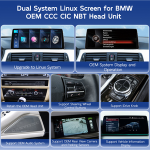 Schermo Touch da 12,8 Pollici 2400*900 con Sistema Linux per <span class=keywords><strong>BMW</strong></span> Serie 1 <span class=keywords><strong>F20</strong></span> <span class=keywords><strong>F21</strong></span> CIC NBT, CarPlay Wireless e Android Auto - Product Image 4