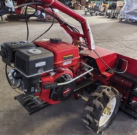 Petite moissonneuse-batteuse de 1 mètre de large, alimentée par un moteur à essence 7HP/170F, pour la récolte du riz, du maïs, du blé, de l'herbe et de la paille.