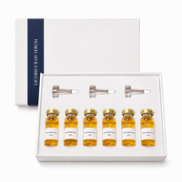 Sérum de réglisse brut 10ml, coffret cadeau de 6 flacons, fabricant cosmétique OEM ODM personnalisé pour peaux sèches