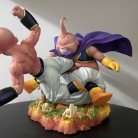 Figurine de combat PVC Dragon Ball Z Majin Buu 18 cm – Statue de collection pour décoration intérieure et cadeau