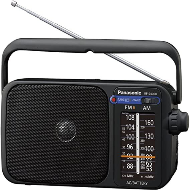New Original RF2400 PORTABLE RADIO AM FM W/ AC or DC OPERATION - BLACK - RF2400DEB PLC Controller