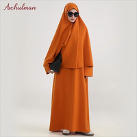 Aschulman personnalisé dernier modèle EID femmes musulmanes Abaya Ramadan Maxi vêtements islamiques modestes femmes Khimar Abayas