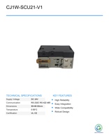 Module de communication série CPU série CJ1W-SCU21-V1 CJ1 pour PLC OMR, unités de contrôle de système CNC, automatisation industrielle