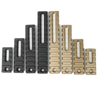 Kit de fixation tactique réglable 21 mm avec écrous, vis et passants de sangle à 3/5/7/10/13 emplacements – Accessoire d'extérieur